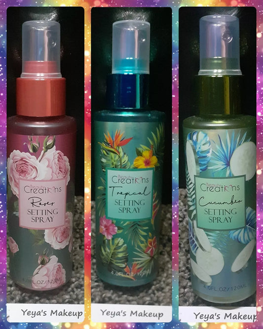 3 Pcs Spray Setting Lasting Make Mist 4 fl oz Full Last Beauty Creations