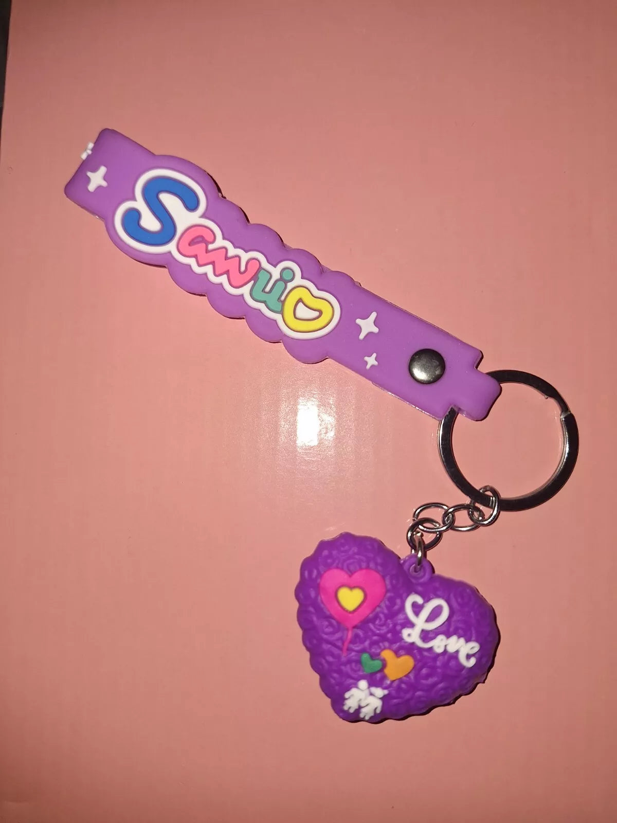 Sanrio Silicone And Metal Keychain
