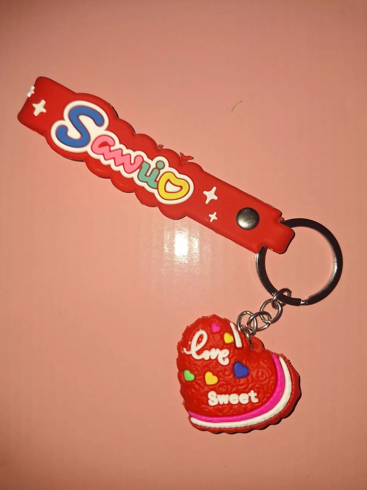 Sanrio Silicone And Metal Keychain